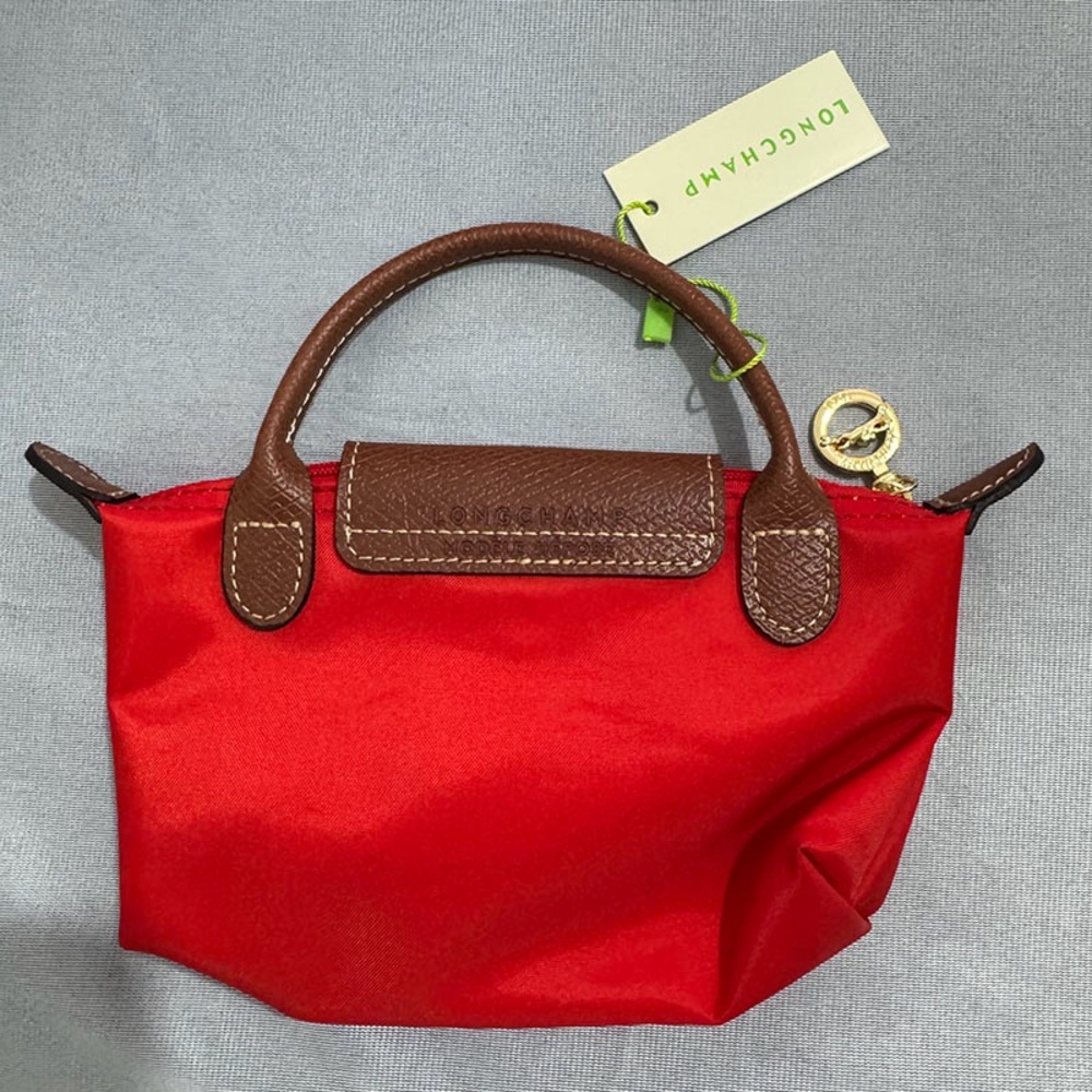 Longchamp Red Mini Bag - Picture 3 of 6
